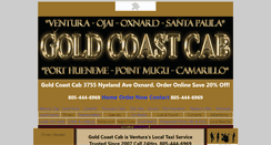 Desktop Screenshot of goldcoastcab.com